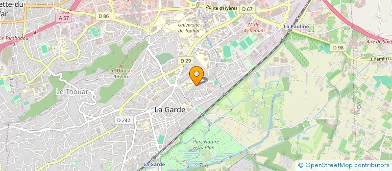 localisation de l'entreprise MONSIEUR VALENTIN LEFEBVRE à LA GARDE