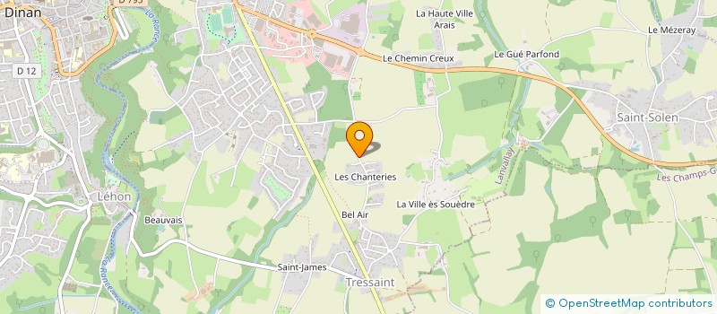 localisation de l'entreprise MONSIEUR VALENTIN LEFILLEUL  LANVALLAY