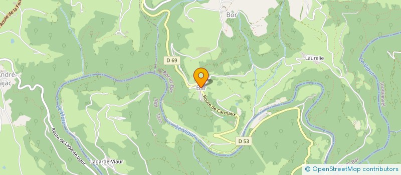 localisation de l'entreprise MONSIEUR VALENTIN LEGON  BOR-ET-BAR