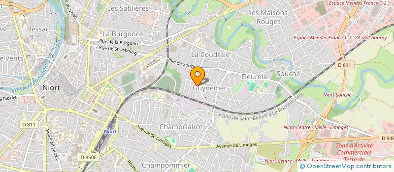 localisation de l'entreprise MONSIEUR VALENTIN LEGOUPIL à NIORT