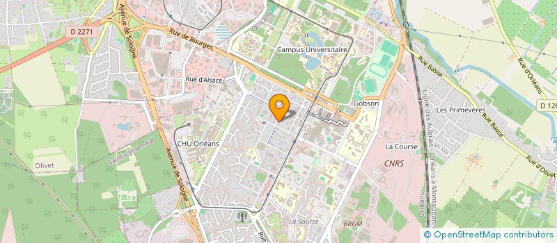 localisation de l'entreprise MONSIEUR VALENTIN LEHMANN  ORLEANS