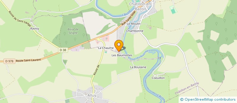 localisation de l'entreprise MONSIEUR VALENTIN LEJAULT à CHATILLON EN BAZOIS