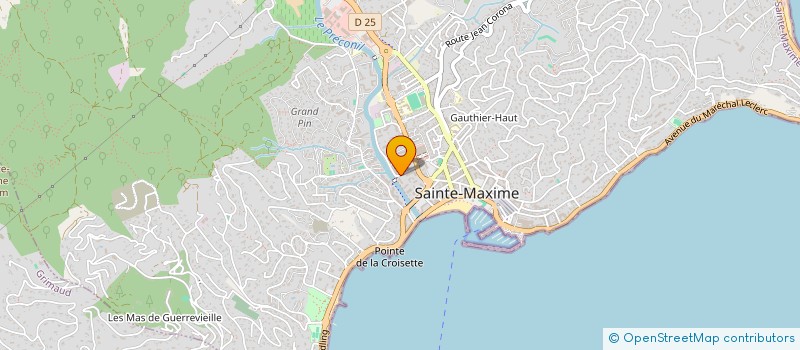 localisation de l'entreprise MONSIEUR VALENTIN LEJEUNE à SAINTE-MAXIME