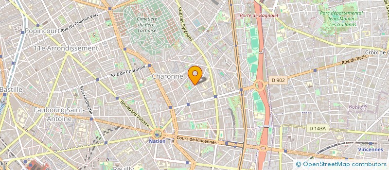 localisation de l'entreprise MONSIEUR VALENTIN LEMARIE  PARIS