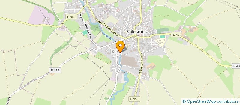 localisation de l'entreprise MONSIEUR VALENTIN LEMOINE  SOLESMES