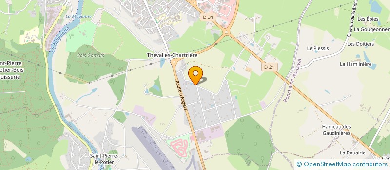 localisation de l'entreprise MONSIEUR VALENTIN LEROUX à LAVAL