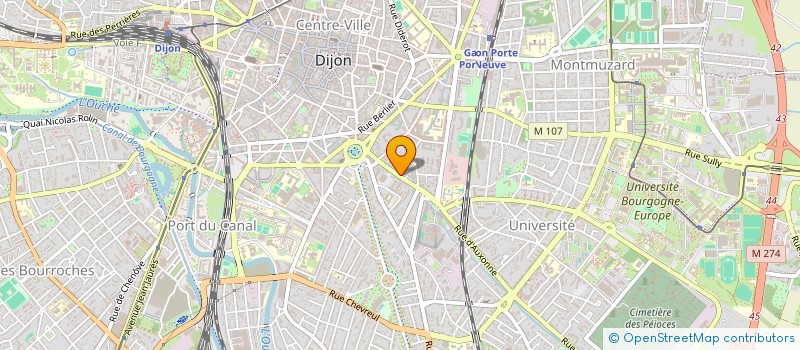 localisation de l'entreprise MONSIEUR VALENTIN LERUYET  DIJON