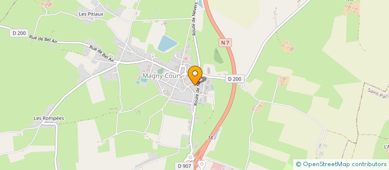 localisation de l'entreprise MONSIEUR VALENTIN LEVACHER  MAGNY-COURS