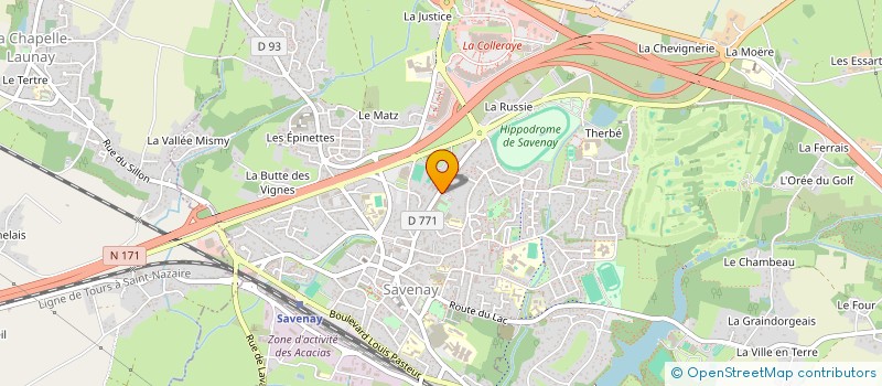 localisation de l'entreprise MONSIEUR VALENTIN LEVENT  SAVENAY