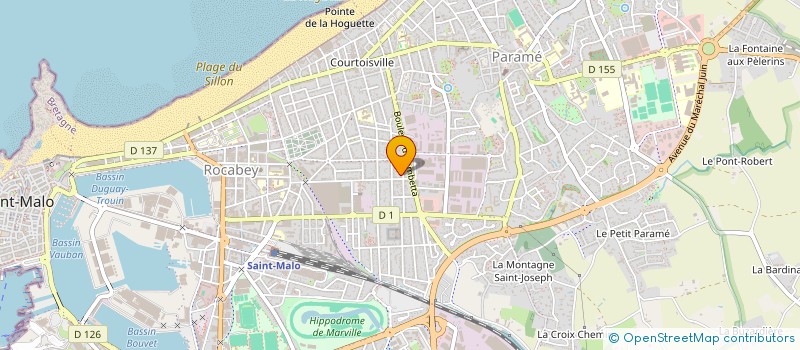 localisation de l'entreprise MONSIEUR VALENTIN LEVILLAIN  SAINT-MALO