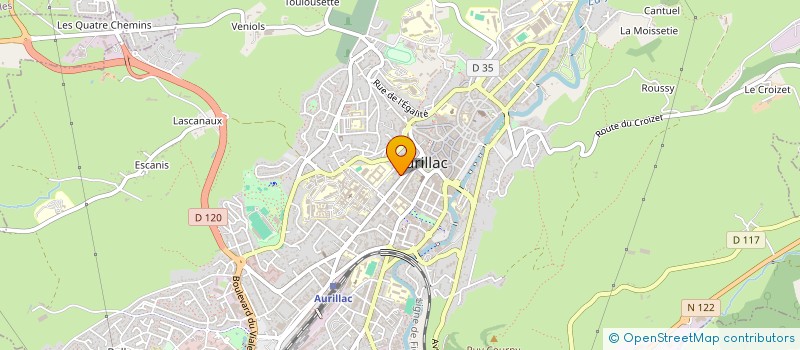 localisation de l'entreprise MONSIEUR VALENTIN LIANDIER à JUSSAC