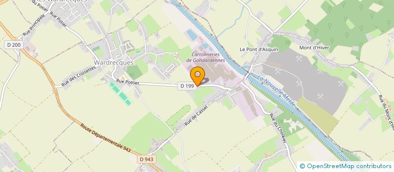 localisation de l'entreprise MONSIEUR VALENTIN LIBESSART  WARDRECQUES