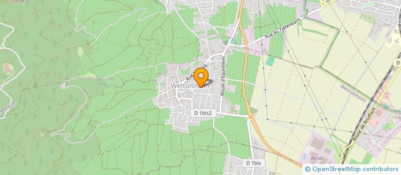 localisation de l'entreprise MONSIEUR VALENTIN LIEGARD  WETTOLSHEIM