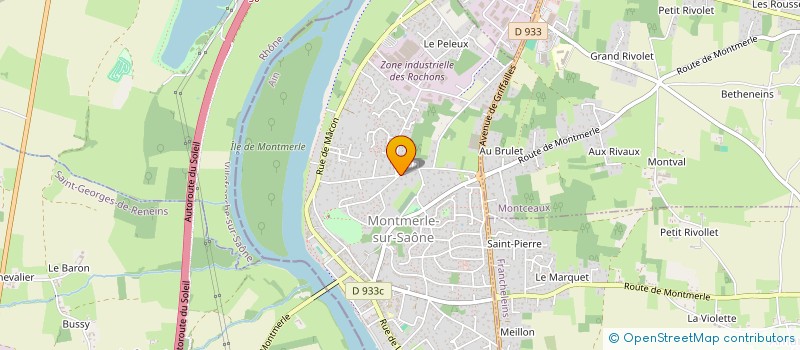 localisation de l'entreprise MONSIEUR VALENTIN LO DURANTET  MONTMERLE-SUR-SAONE