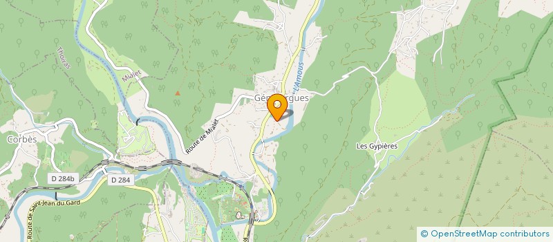 localisation de l'entreprise MONSIEUR VALENTIN LOIRET  GENERARGUES