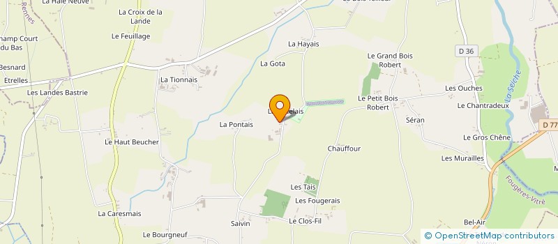 localisation de l'entreprise MONSIEUR VALENTIN LORIAULT  CHATEAUGIRON