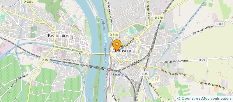 localisation de l'entreprise MONSIEUR VALENTIN LORIAUX  TARASCON