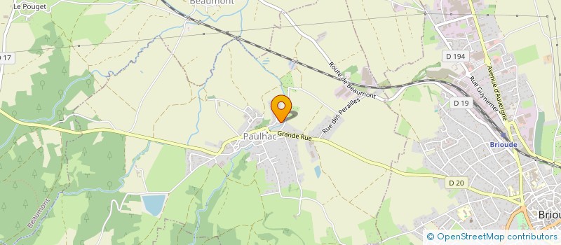 localisation de l'entreprise MONSIEUR VALENTIN LUCAS  PAULHAC