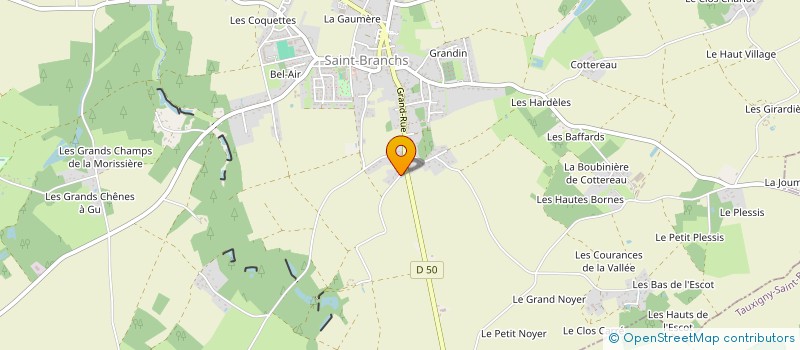 localisation de l'entreprise MONSIEUR VALENTIN LUCAS  SAINT-BRANCHS