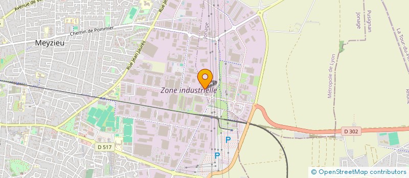 localisation de l'entreprise MONSIEUR VALENTIN LUCCHETTI  MEYZIEU