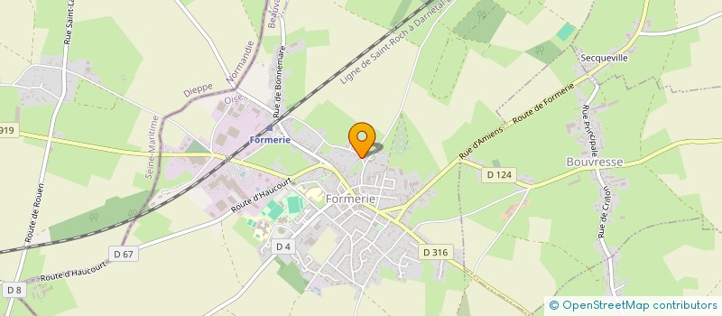 localisation de l'entreprise MONSIEUR VALENTIN MABILLE  FORMERIE