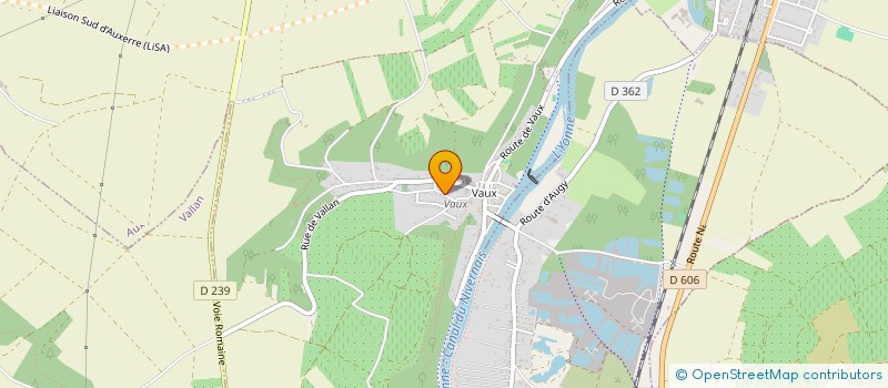 localisation de l'entreprise MONSIEUR VALENTIN MAES  AUXERRE