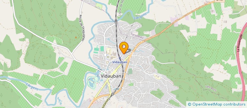 localisation de l'entreprise MONSIEUR VALENTIN MAISONNIAL  VIDAUBAN