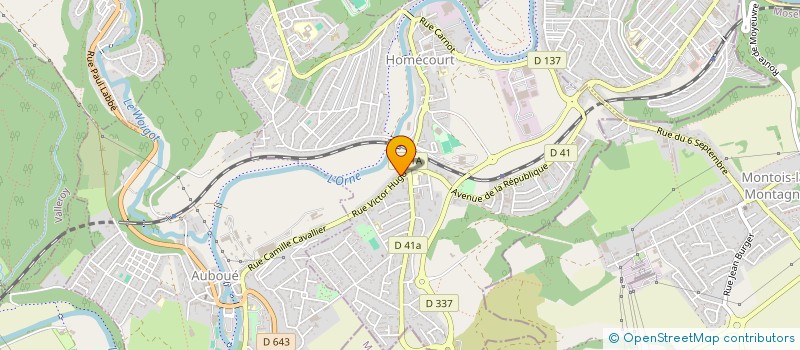 localisation de l'entreprise MONSIEUR VALENTIN MAIZIERE  HOMECOURT