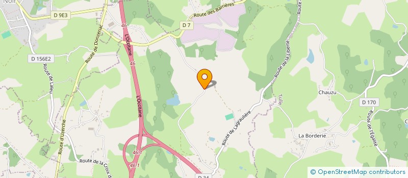 localisation de l'entreprise MONSIEUR VALENTIN MALAGNOUX  SAINT-PARDOUX-L ORTIGIER