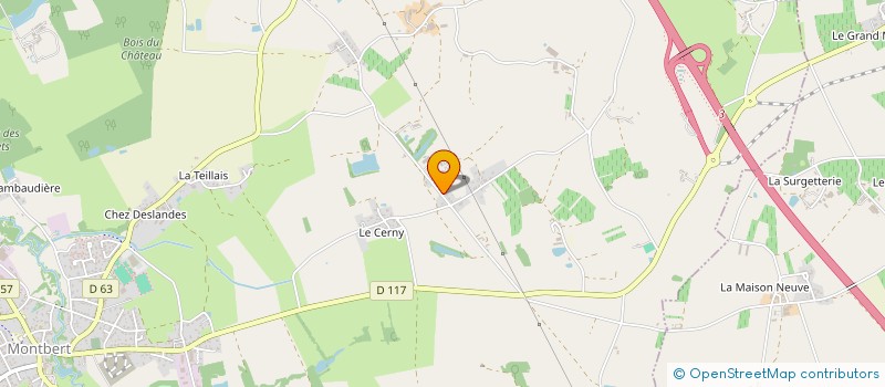 localisation de l'entreprise MONSIEUR VALENTIN MALAROCHE  MONTBERT