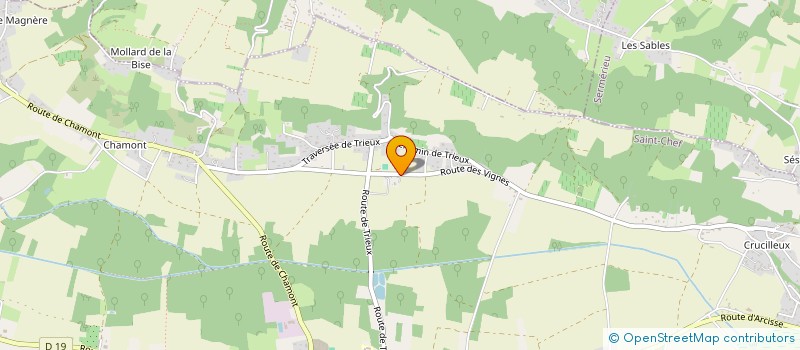 localisation de l'entreprise MONSIEUR VALENTIN MALLIFARGE  SAINT-CHEF