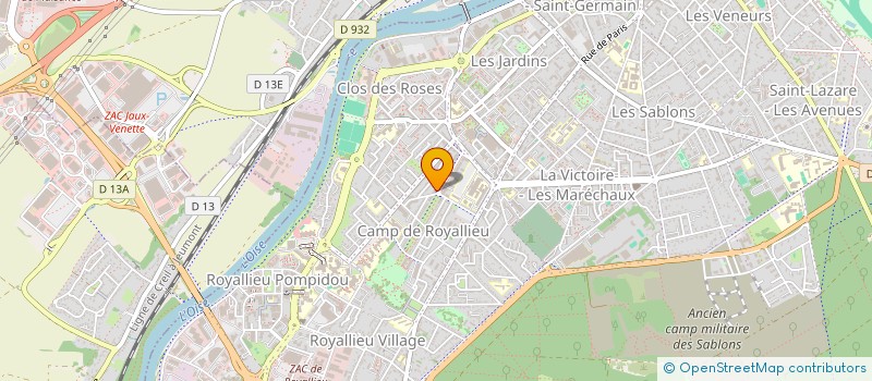 localisation de l'entreprise MONSIEUR VALENTIN MANGUIN  TERGNIER