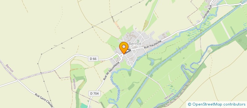 localisation de l'entreprise MONSIEUR VALENTIN MANSARD  BERNOT