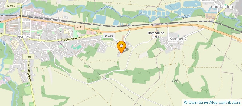 localisation de l'entreprise MONSIEUR VALENTIN MANSUY  FISMES