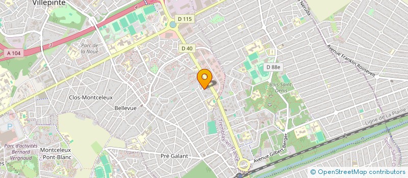 localisation de l'entreprise MONSIEUR VALENTIN MARALOIU à VILLEPINTE