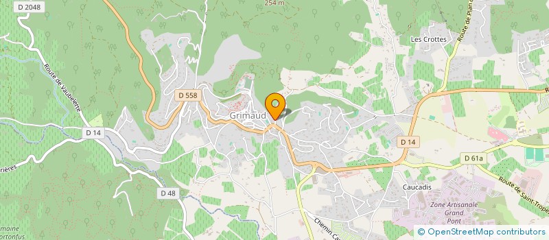 localisation de l'entreprise MONSIEUR VALENTIN MARCHAND  GRIMAUD