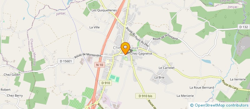 localisation de l'entreprise MONSIEUR VALENTIN MARCHIDANU  CHEVANCEAUX