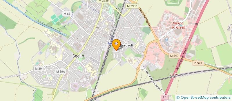 localisation de l'entreprise MONSIEUR VALENTIN MARCQ  SECLIN