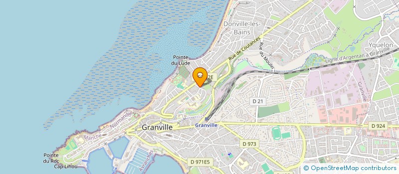 localisation de l'entreprise MONSIEUR VALENTIN MARIE  GRANVILLE