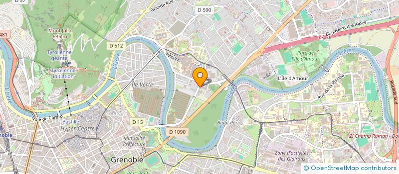 localisation de l'entreprise MONSIEUR VALENTIN MARION  LA TRONCHE