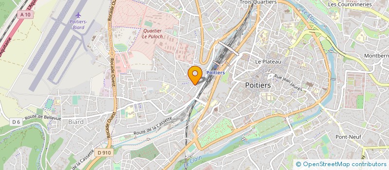 localisation de l'entreprise MONSIEUR VALENTIN MARNAY à POITIERS