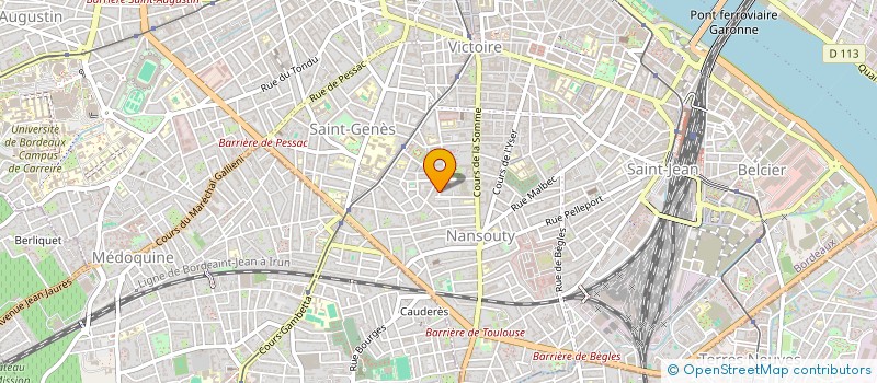 localisation de l'entreprise MONSIEUR VALENTIN MARQUEBIEILLE  BORDEAUX