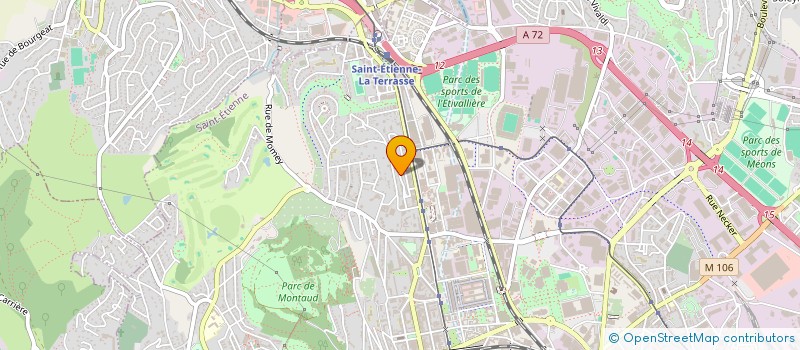 localisation de l'entreprise MONSIEUR VALENTIN MATHIAS  SAINT-ETIENNE