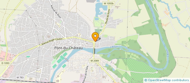 localisation de l'entreprise MONSIEUR VALENTIN MATHIEU  PONT-DU-CHATEAU