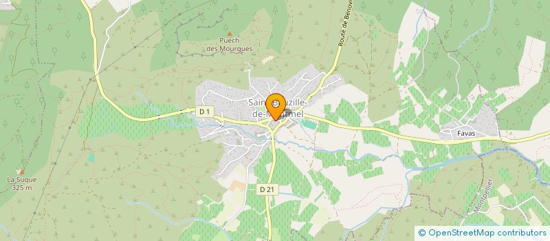 localisation de l'entreprise MONSIEUR VALENTIN MAUCLAIR  SAINT-BAUZILLE-DE-MONTMEL