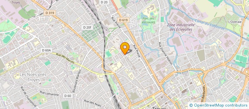 localisation de l'entreprise MONSIEUR VALENTIN MAUFFROY  TROYES