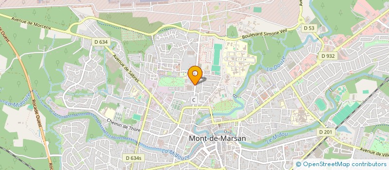 localisation de l'entreprise MONSIEUR VALENTIN MAULINI  MONT-DE-MARSAN