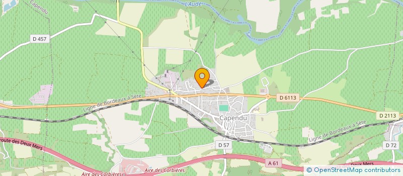 localisation de l'entreprise MONSIEUR VALENTIN MEDEL  CAPENDU