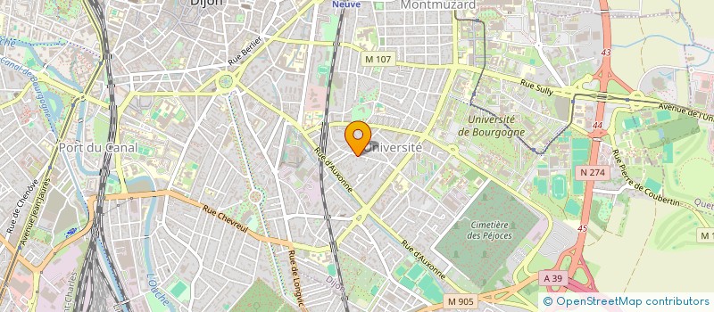 localisation de l'entreprise MONSIEUR VALENTIN MEDOUX  DIJON