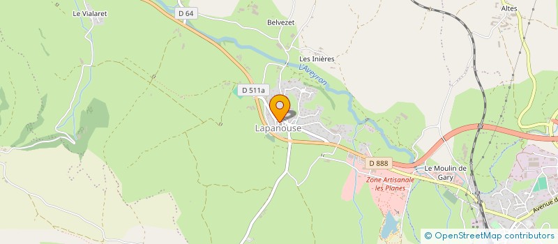 localisation de l'entreprise MONSIEUR VALENTIN MERCADIER  RODEZ